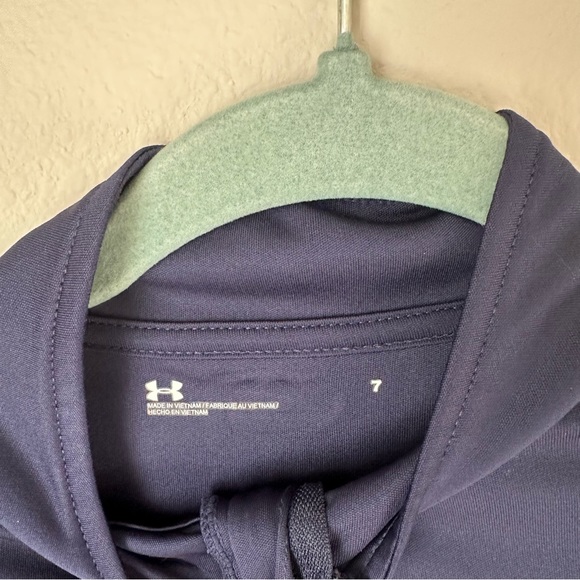 UNDER ARMOUR - Armour Fleece - ¼ Zip - Boys size 7 - Blue - Picture 6 of 10